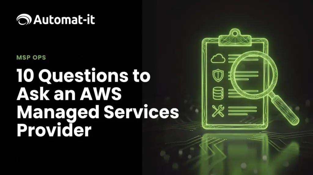 AWS Managed Services Provider hero image