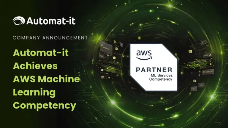 Automat-it AWS Machine Learning Competency announcement image